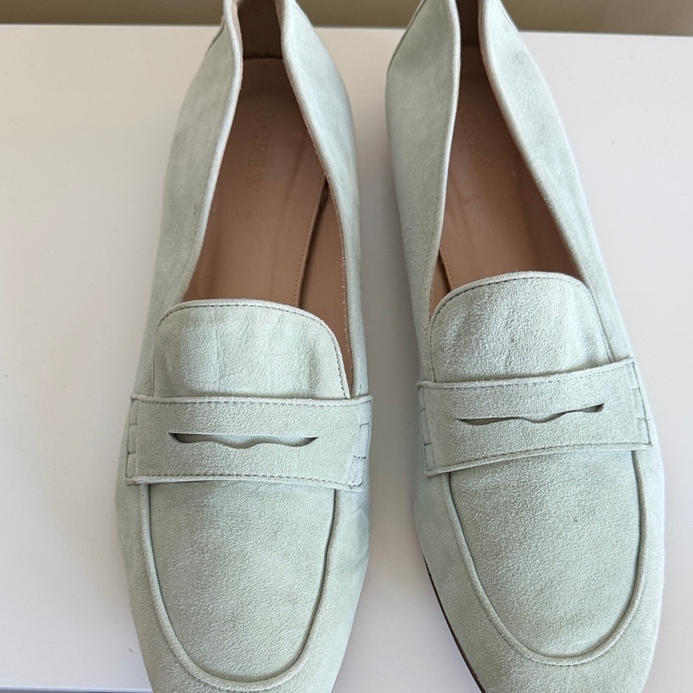 Mint Green J Crew Women's Loafers